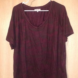 XL Another Love Maroon Camo T-Shirt
